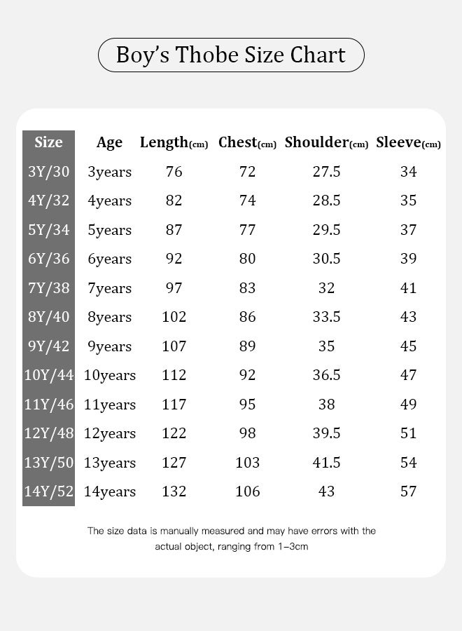 ثوب أطفال أبيض فاخر - Image 5